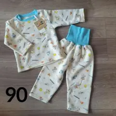 【新品】アンパンマン ベビーパジャマ 上下セット 90cm