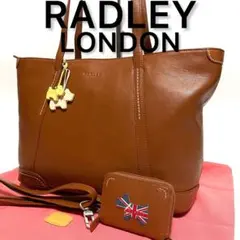 ✨美品✨RADLEY LONDON レザー2wayバッグ ミニポーチ付 通勤通学