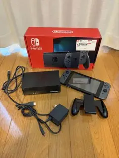 Nintendo Switch グレー 本体HAC-001 ➕カセット2点 - メルカリ