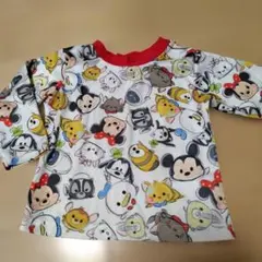 ディズニー　ツムツム　長袖シャツ　80cm
