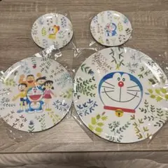 サントリー×ドラえもんキャンペーン ドラえもんGO!GO!皿 4枚セット
