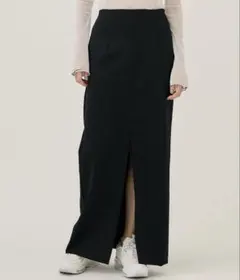 STRIPE DARWSTRING LONG SKIRT - メルカリ