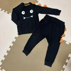 H&M モンスター顔 トレーナー・パンツセット 92cm ハロウィン