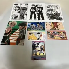 僕のヒーローアカデミア 特典 イラストカード ポストカード ステッカー 9点