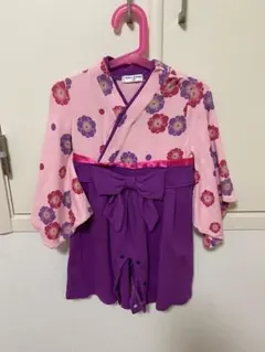 赤ちゃん袴ロンパース