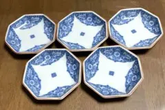 有田焼 八角皿 小皿 5枚セットのサムネイル
