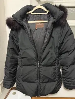 【格安】モンクレール 茶タグ ファー ダウンジャケット ダウンコート