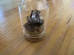 天然石クリスタル ガラスドーム付き置物