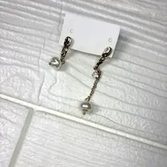 在庫処分セール　ゴールドパールクリスタルフックピアまとめ割りでめちゃお得