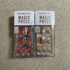 DASHING DIVA マジックプレス ネイルチップ フット 2種セット