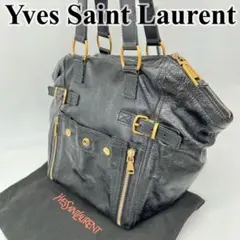 イヴサンローラン トートバッグ 肩掛け ダウンタウン トムフォード期 エナメル