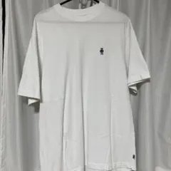 ホワイト Tシャツ Lサイズ 刺繍キャラクター