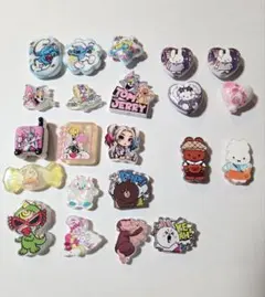 M.キャラクター穴空きビーズ 22個セット