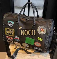 NOCO 刺繍 ボストンバッグ 大容量