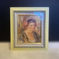 ルノワール 花を持つ少女 複製絵画 - メルカリ