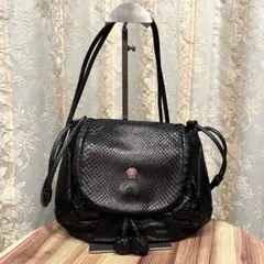 ✨希少✨GIANNI VERSACE ヴェルサーチ ショルダーバッグ パイソン革のサムネイル