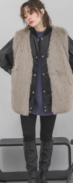 【美品】JEANASiS　ファーベスト