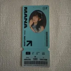 真中まな FRUITS ZIPPER シール ステッカー ららぽーと 特典