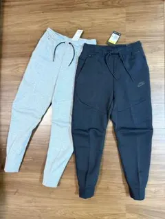 新品 メンズS ブラック グレー テックフリース パンツ セット 廃盤 NIKE