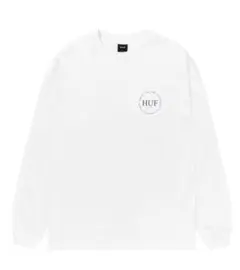 HUF ホワイト ロングスリーブTシャツ