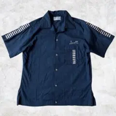 ✨70s✨ボウリングシャツ☆HILTON☆Made in USA☆ブラック☆L - メルカリ