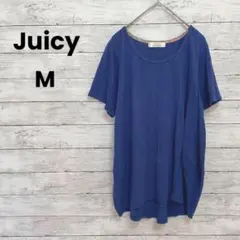 【Juicy】ジューシー　インザグルーヴ　カットソー　Tシャツ（M）ブルー✨のサムネイル
