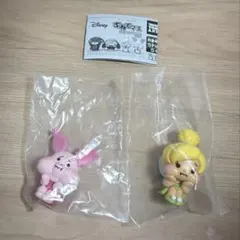ディズニーキャラクター　すねてマス　ピグレット　ティンカー・ベル