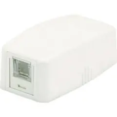 【送料無料】PANDUIT CAT6A・CAT6ローゼットボックスキット1個口白