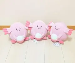 【新品・タグ付き】ポケットモンスター　もふぐっとぬいぐるみ　ラッキー　3体セット