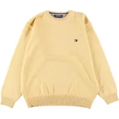 TOMMY HILFIGER イエロー ニットセーター L