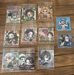 鬼滅の刃 まとめ売り シール ラバーキーホルダー 缶バッチ