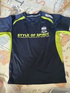 Number 半袖 スポーツTシャツ ネイビー×ライムのサムネイル