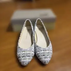 【値下げ】ORiental TRaffic ツイードパンプス　24.5cm