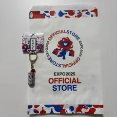大阪関西万博　EXPO2025 ミャクミャク　おみくじキーホルダー