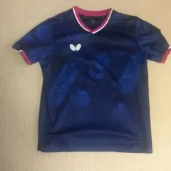 Butterfly 卓球ユニフォーム L ネイビー/ピンク