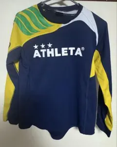 ATHLETA 長袖スポーツウェア ネイビー/イエロー