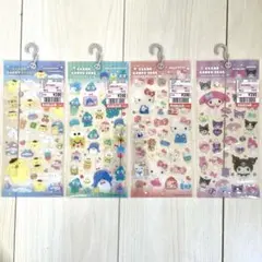 【新品、未開封】正規品　サンリオ　クリアキャンディシール　　4種