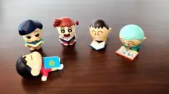 クレヨンしんちゃん　絵本マスコット　コンプリート五体セット