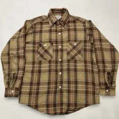 60s king kole ネルシャツ 70s 80s ヘビネル