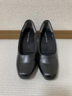 黒 ヒール パンプス 23.0cm