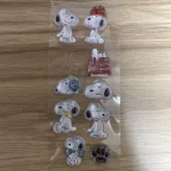 スヌーピー　ボンボンドロップシール　おすそわけ