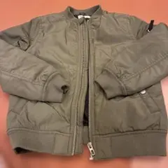 H&M MA-1ジャケット 子供用 7-8Y オリーブグリーン