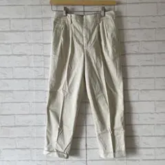 コムサモデルズ クロップドパンツ（M）白 チノパン ストレッチ クロップド丈 夏のサムネイル