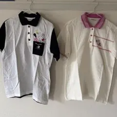 Black & White レディース ゴルフシャツ 2枚セット