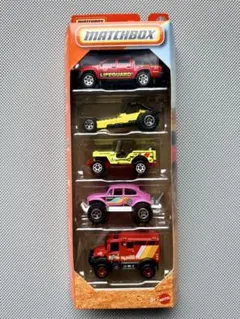 【新品未開封】マッチボックス 5個パック レスキューオフロード トヨタ タコマ等