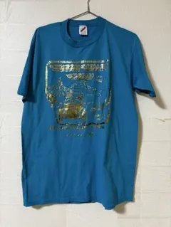 ヴィンテージブルー Tシャツ Lサイズのサムネイル