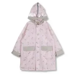 ブランシェス♡さくらんぼ柄レインコート100110カッパ雨具