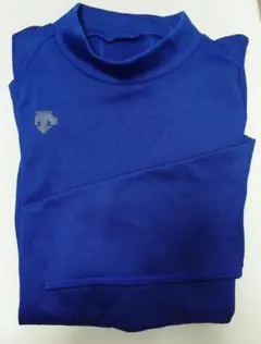 DESCENTE 裏起毛アンダーシャツ Oサイズ ロイヤルブルー