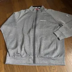 HEAD グレー ジップアップ トレーナー