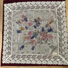 Fiore 花柄 レーススカーフ